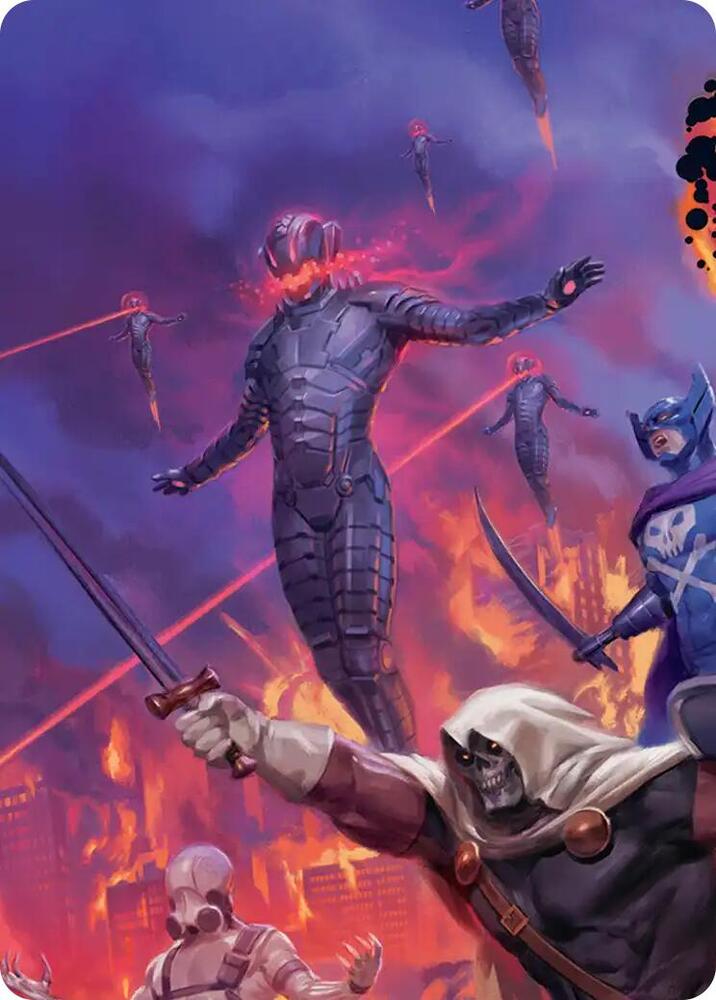 Ultron, Machine Overlord Art Card 7 card from Art Series: Marvel Super Heroes