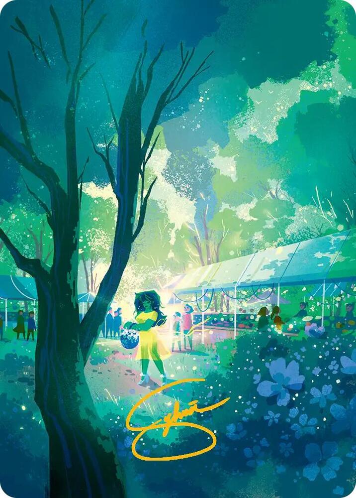 Forest Art Card (Gold-Stamped Signature) 17 card from Art Series: Marvel Super Heroes