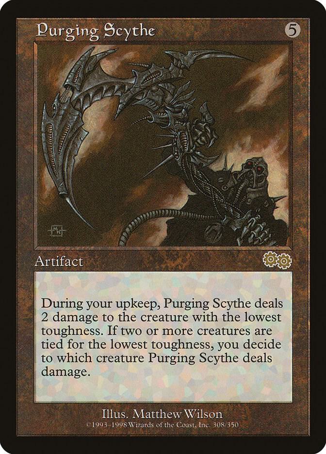 Purging Scythe 308 card from Urza's Saga