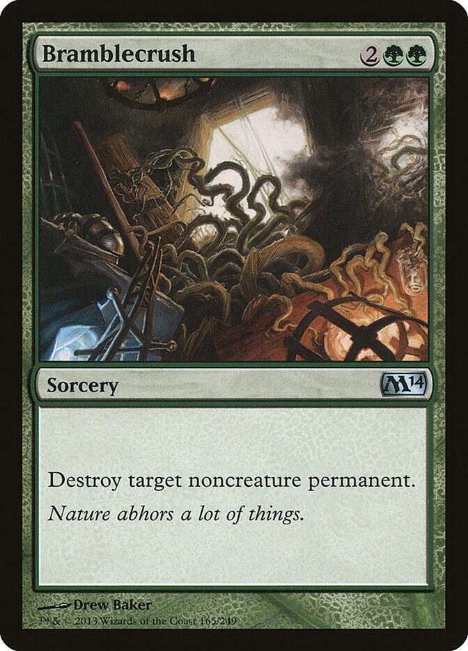 Bramblecrush 165 card from Magic 2014 (M14)