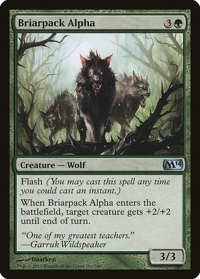 Briarpack Alpha 166 card from Magic 2014 (M14)