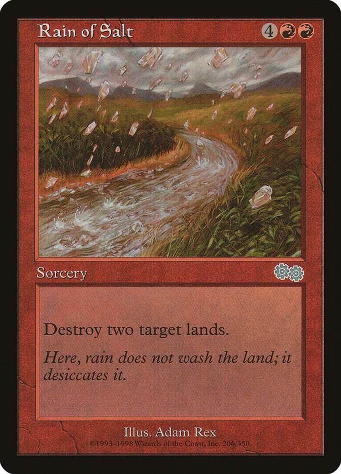 Rain of Salt 206 card from Urza's Saga