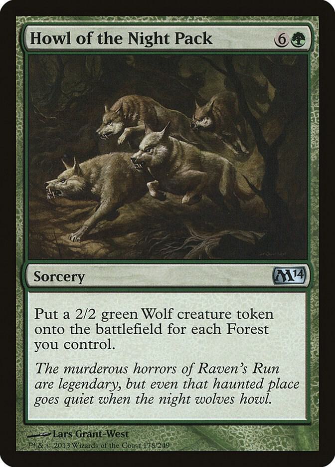 Howl of the Night Pack 178 card from Magic 2014 (M14)