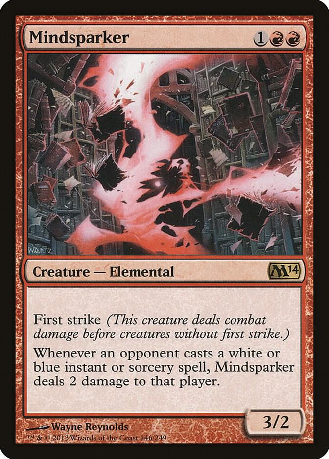 Mindsparker 146 card from Magic 2014 (M14)