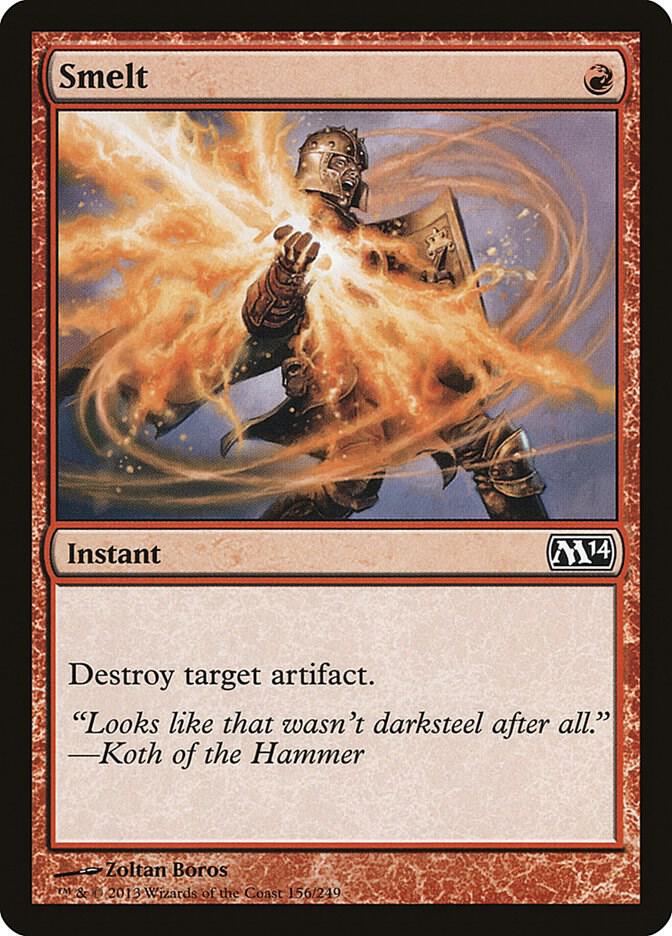 Smelt 156 card from Magic 2014 (M14)