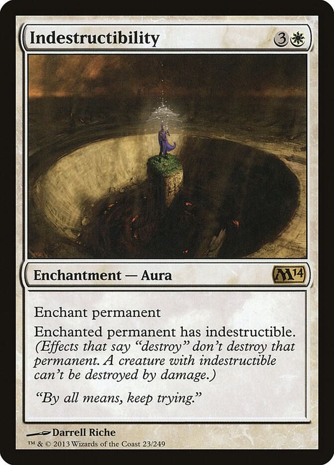 Indestructibility 23 card from Magic 2014 (M14)