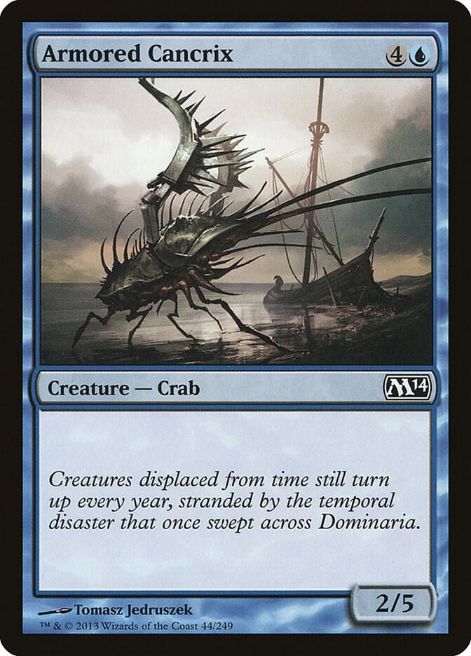 Armored Cancrix 44 card from Magic 2014 (M14)