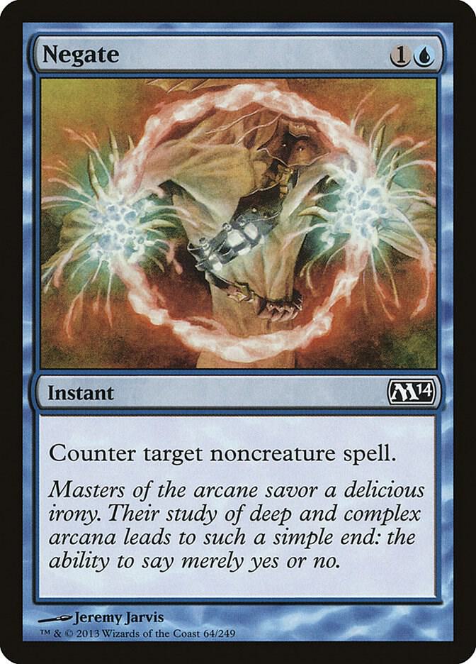 Negate 64 card from Magic 2014 (M14)