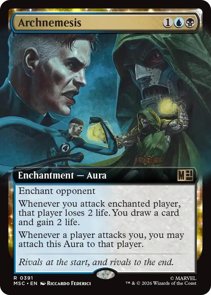 Archnemesis (Extended Art) 391 card from Commander: Marvel Super Heroes