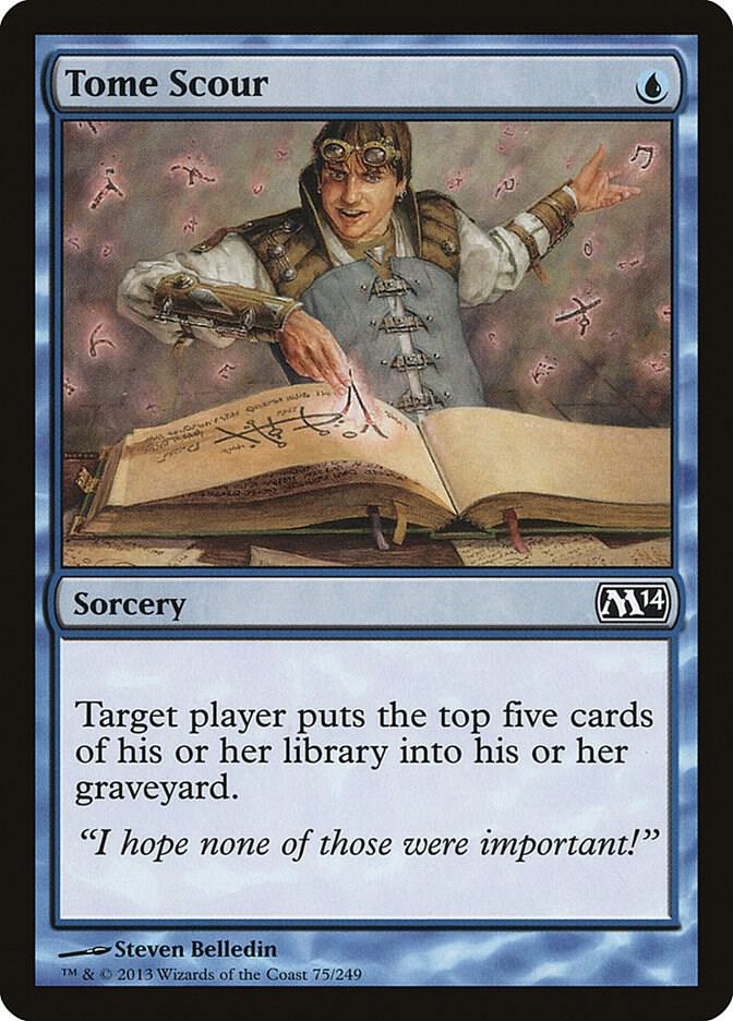 Tome Scour 75 card from Magic 2014 (M14)
