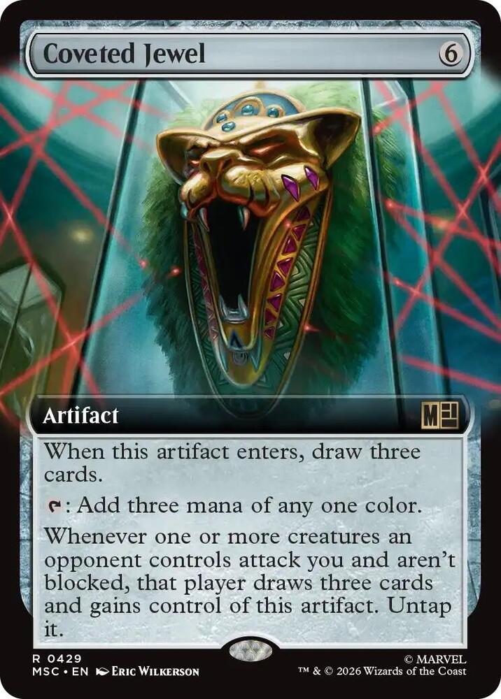 Coveted Jewel (Extended Art) 429 card from Commander: Marvel Super Heroes