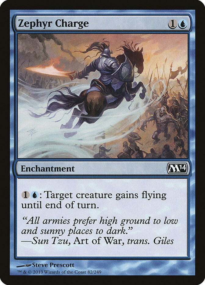Zephyr Charge 82 card from Magic 2014 (M14)