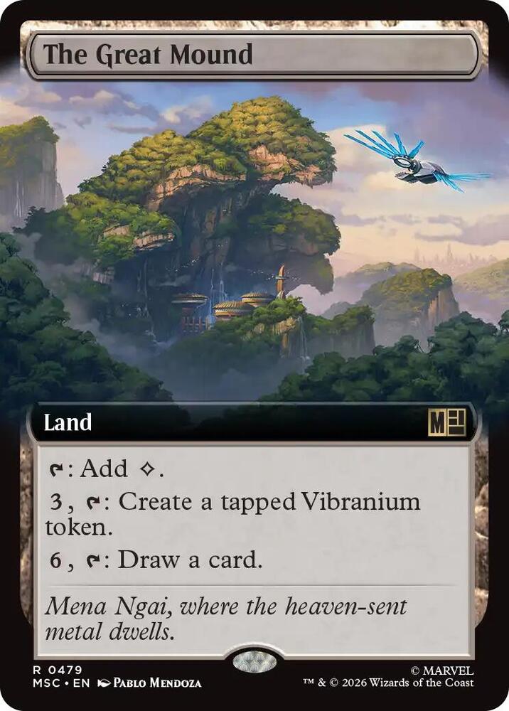 The Great Mound (Extended Art) 479 card from Commander: Marvel Super Heroes