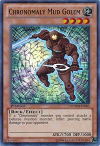 Chronomaly Mud Golem NUMH-EN003 card from Number Hunters