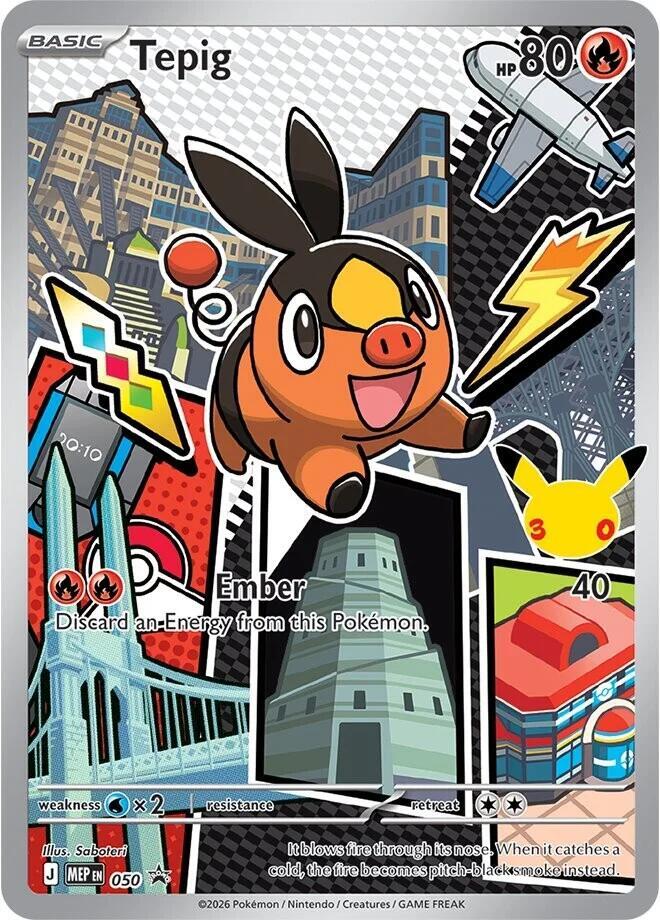 Tepig 050 card from ME: Mega Evolution Promo