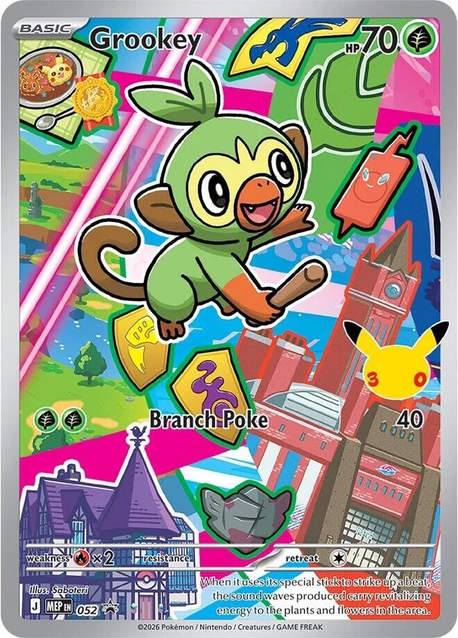 Grookey 052 card from ME: Mega Evolution Promo