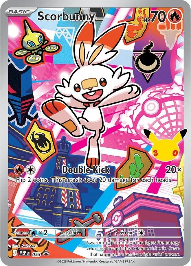Scorbunny 053 card from ME: Mega Evolution Promo