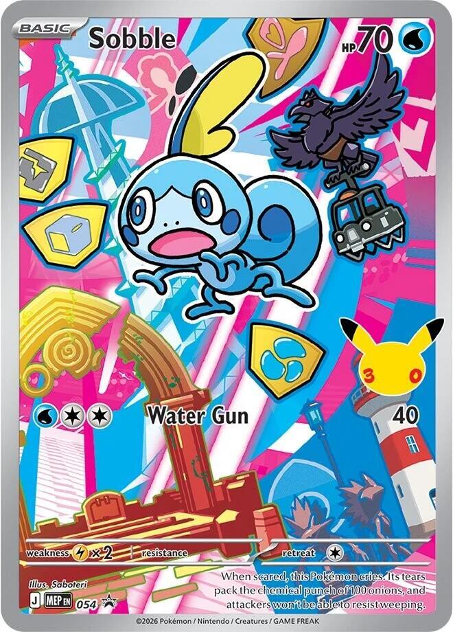 Sobble 054 card from ME: Mega Evolution Promo