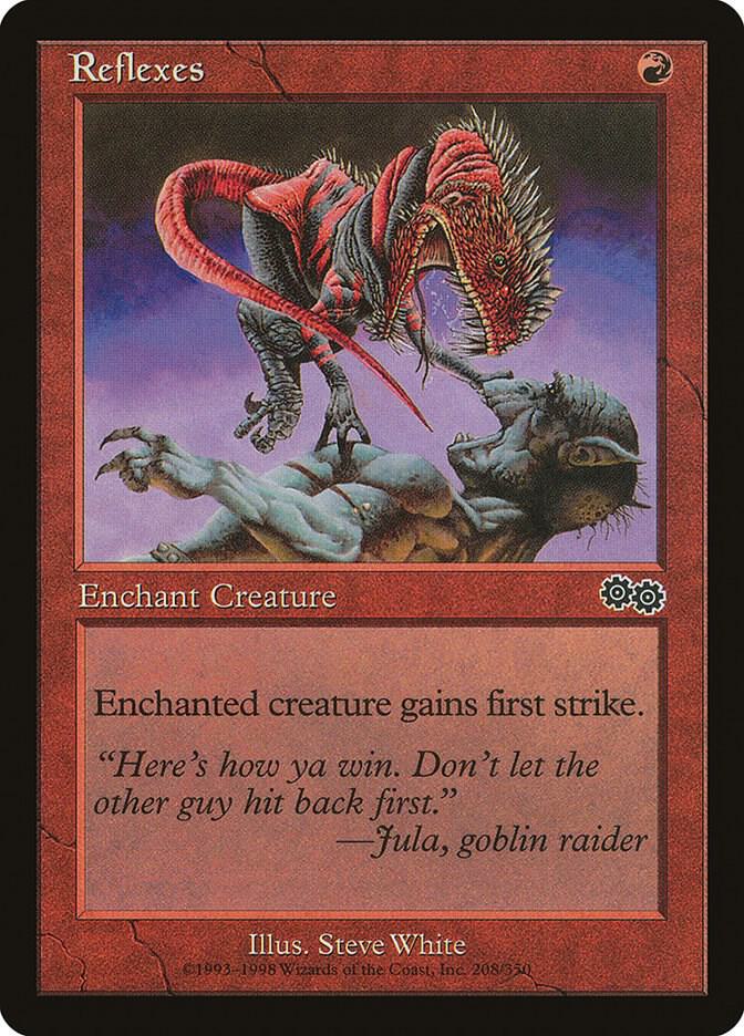 Reflexes 208 card from Urza's Saga