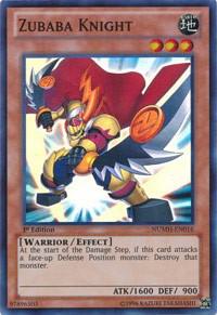 Zubaba Knight NUMH-EN016 card from Number Hunters