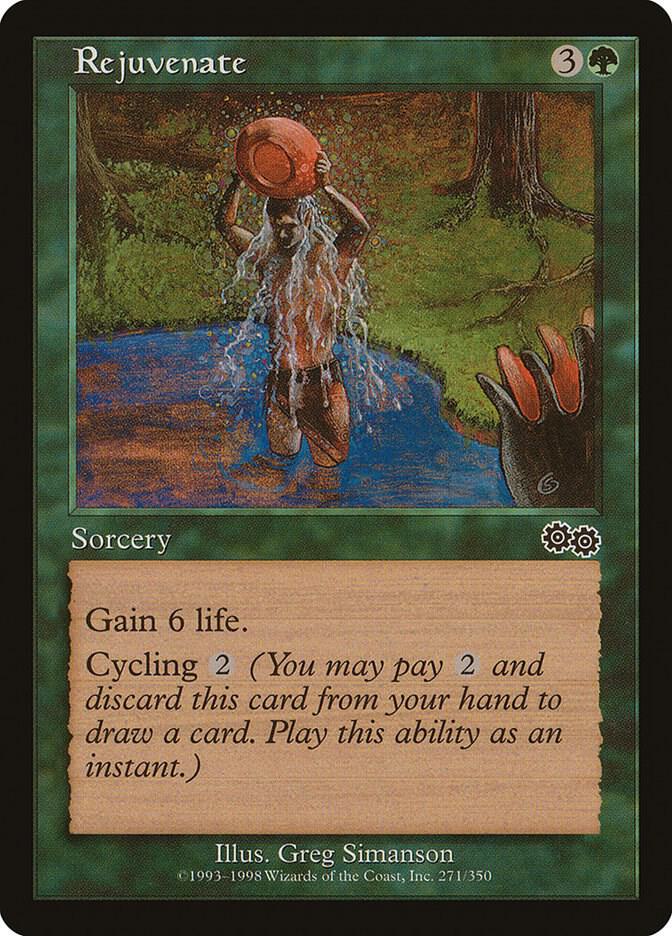 Rejuvenate 271 card from Urza's Saga