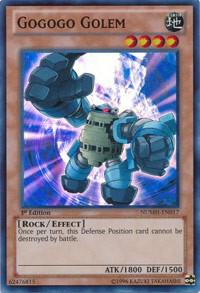 Gogogo Golem NUMH-EN017 card from Number Hunters