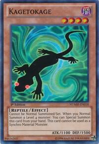 Kagetokage NUMH-EN018 card from Number Hunters