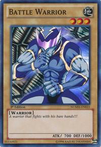 Battle Warrior NUMH-EN025 card from Number Hunters