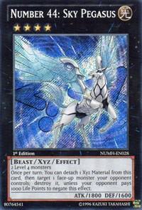 Number 44: Sky Pegasus NUMH-EN028 card from Number Hunters
