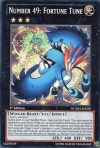 Number 49: Fortune Tune NUMH-EN029 card from Number Hunters