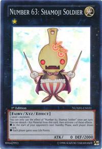 Number 63: Shamoji Soldier NUMH-EN031 card from Number Hunters