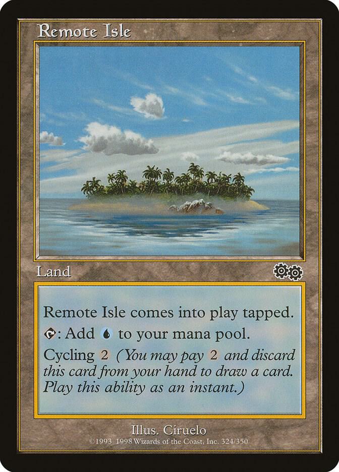 Remote Isle 324 card from Urza's Saga