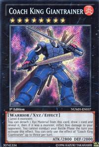 Coach King Giantrainer NUMH-EN037 card from Number Hunters