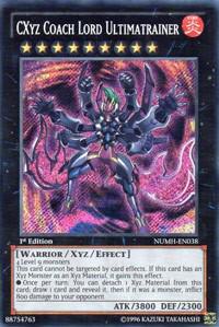 CXyz Coach Lord Ultimatrainer NUMH-EN038 card from Number Hunters