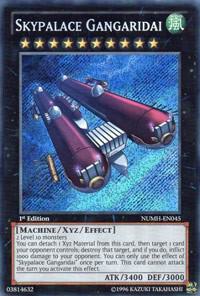 Skypalace Gangaridai NUMH-EN045 card from Number Hunters