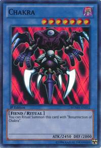 Chakra NUMH-EN052 card from Number Hunters