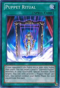 Puppet Ritual NUMH-EN054 card from Number Hunters