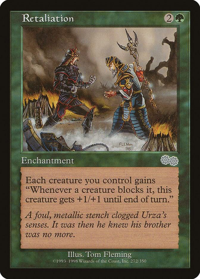 Retaliation 272 card from Urza's Saga