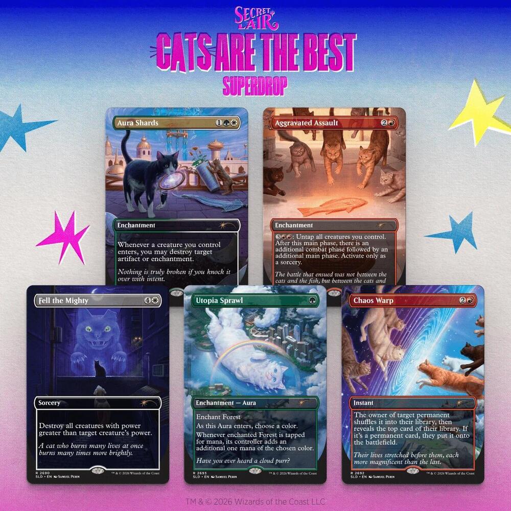 Secret Lair Drop: Cats of Chaos - Non-Foil Edition card from Secret Lair Drop Series