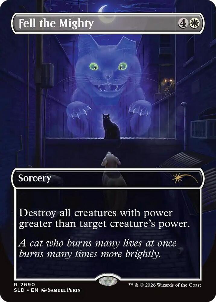 Fell the Mighty 2690 card from Secret Lair Drop Series