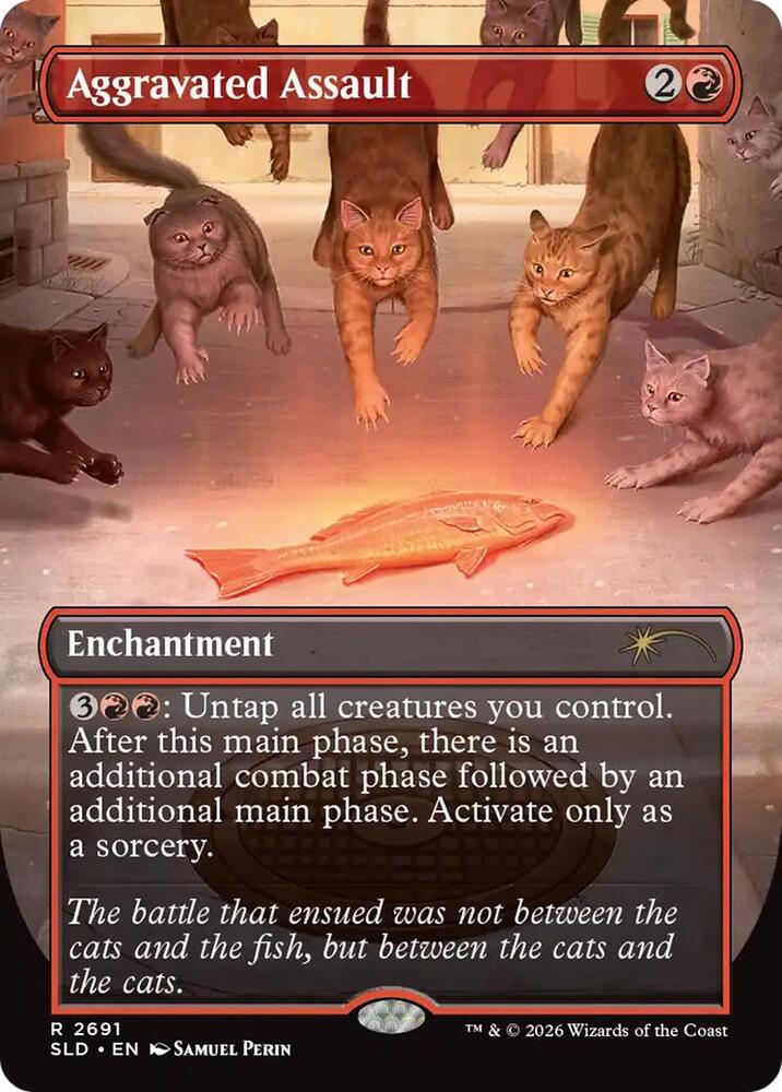 Aggravated Assault 2691 card from Secret Lair Drop Series