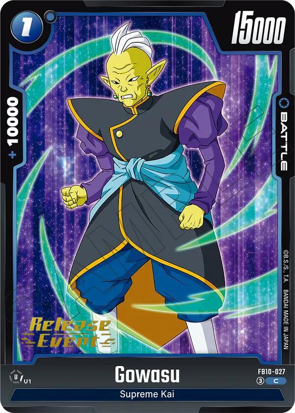 Gowasu FB10-027 card from Cross Force Release Event Cards