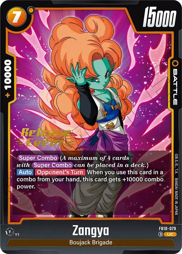 Zangya FB10-079 card from Cross Force Release Event Cards