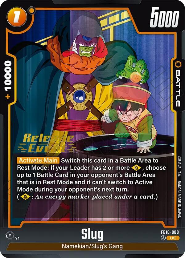 Slug FB10-080 card from Cross Force Release Event Cards