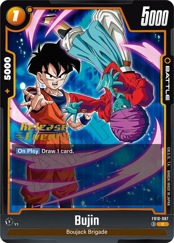 Bujin FB10-087 card from Cross Force Release Event Cards