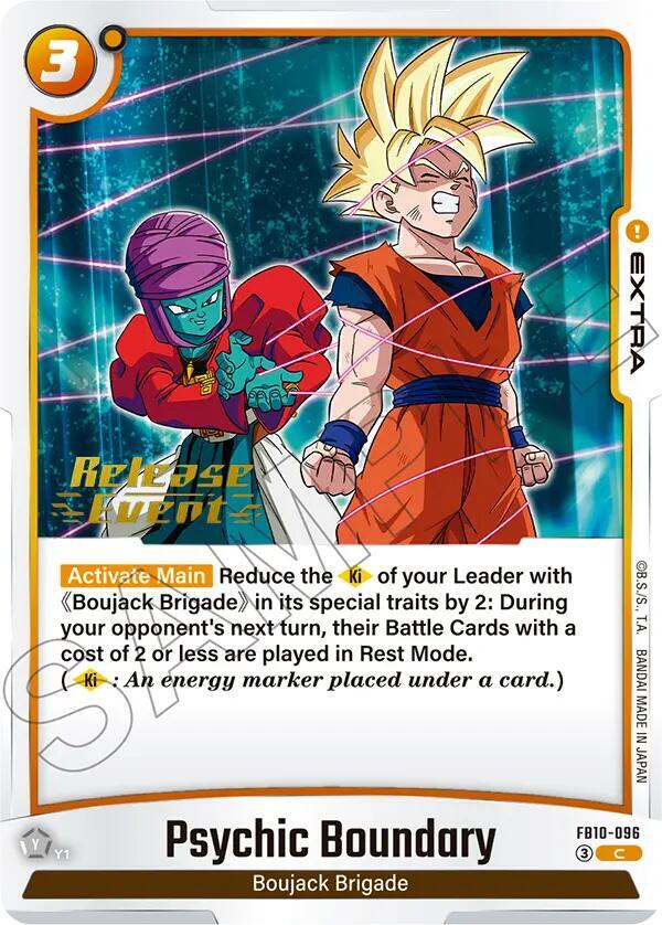 Psychic Boundary FB10-096 card from Cross Force Release Event Cards