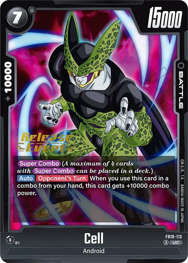 Cell FB10-113 card from Cross Force Release Event Cards