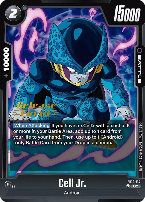 Cell Jr. FB10-114 card from Cross Force Release Event Cards