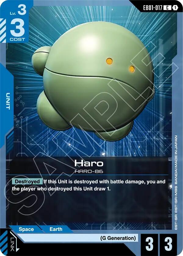 Haro EB01-017 card from Eternal Nexus