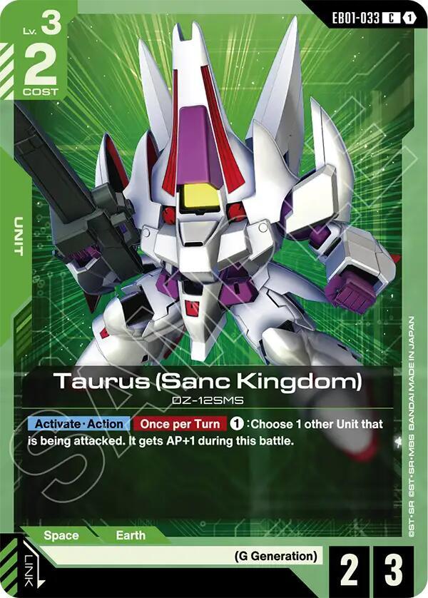 Taurus (Sanc Kingdom) EB01-033 card from Eternal Nexus